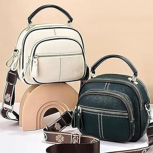 Vintage Leather Saddle Package Purse,Crossbody Bag,Bag for Women, Multifunctional Compartments Adjustable Leather Bag2