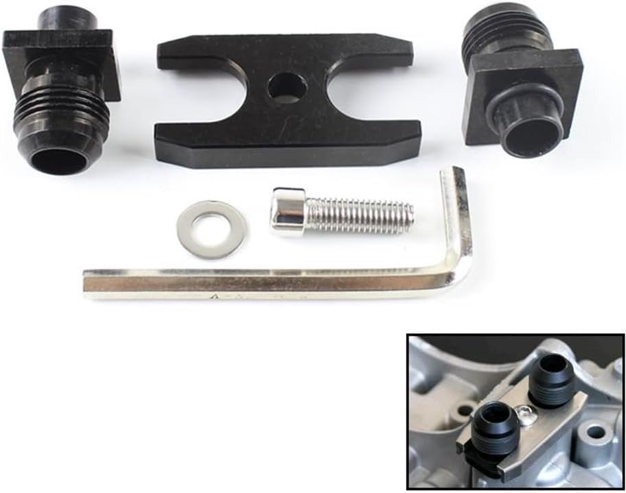 For BMW E36 E46 Euro E82 E90 E92 135/335 M3 Aluminum AN10 Oil Filter Cooler Adaptor Fitting Kits