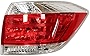 DNYSYSJ Rear Tail Light Assembly Replacement Fit for 2011-2013 ToyotaHighlander Halogen Tail Light Brake Lamp Left Right Rear Lamps Taillight Assembly Set with Red & Clear Lens (Passenger Side Only)