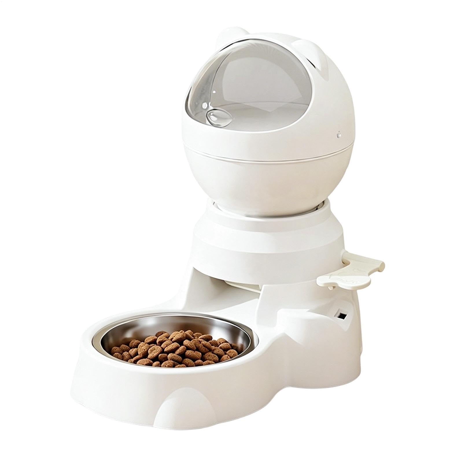 Distributore Di Cibo Gatto - Ciotola Automatica Di Allenamento Della Memoria | 1,5 L Distributore Di Cibo E Giocattolo Di Dolcetti Canino | Per Gattino Cucciolo Piccolo Medio Interno Esterno Ma