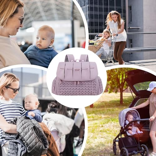 Mochila para pañales de gran capacidad que soluciona la falta de espacio en los viajes con bebés 4