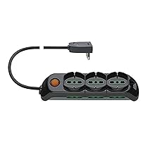 Vimar FP00531.X Presa Multipla con Interruttore Luminoso, 3 Prese universali