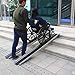 JLXJ Rampes Escaliers Rampe Télescopique pour Fauteuil Roulant À Seuil, 120cm/183cm de Long, Rampes de Valise Légère en Aluminium Portable, pour Pas À la Maison, Voiture (Size : 120cm(4ft))