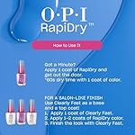 OPI RapiDry Quick Dry Nail Polish Colors | Opaque, Crème, Shimmer Shades with Clear Protective Base & Shine-Boosting Top Coat | Vegan, Smudge Proof, and Fast Drying in 60 Seconds - Image 5