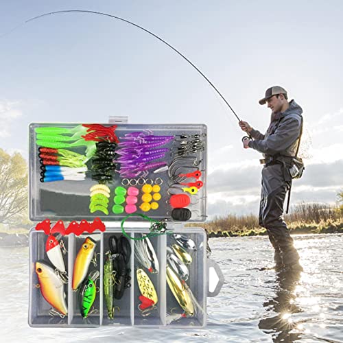 Tackle Box en Lure Kit, Tackle Box en Meer Vistuig Kunstaas Kit Set, Tackle Box voor Zoetwater Forel Bas Zalm Dnlm - Image 4
