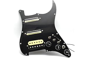 Prewired Strat Pickguard with Singlecut Wiring
