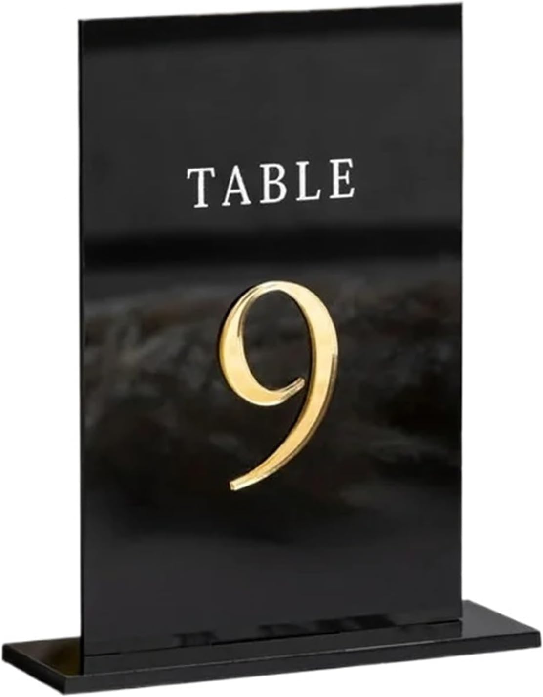 Table Numbers Wedding Table Decor Wedding Signage 3D Gold Receiption Decor(Frosted Back,Table 1-30)