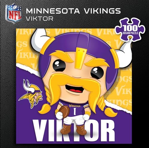 Puzzle carré Minnesota Vikings NFL 100 pièces à offrir en cadeau