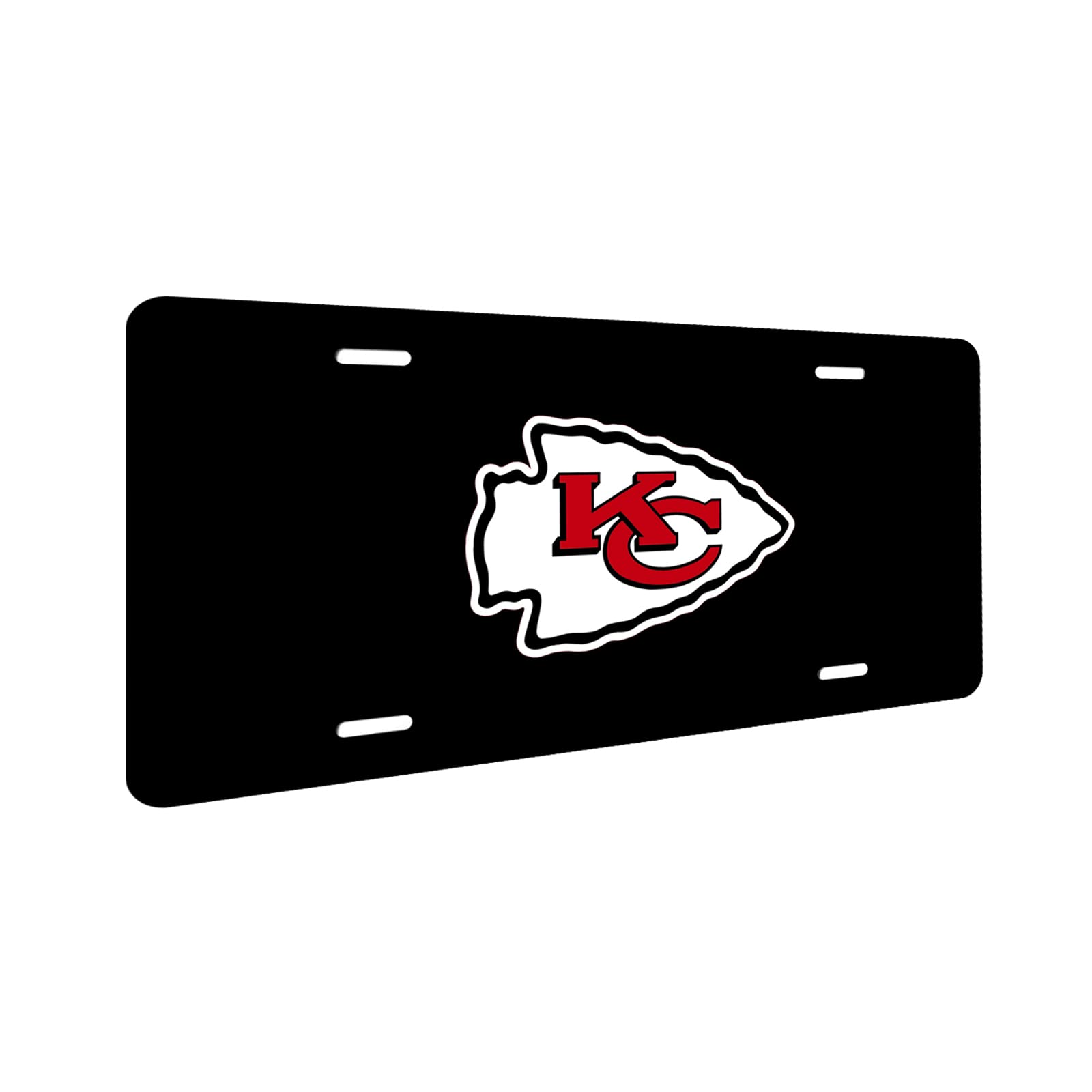 Craftique West Virginia Mountaineers Mirrored Black Plate w/Silver WV, Officially Licensed, Made in USA, 6