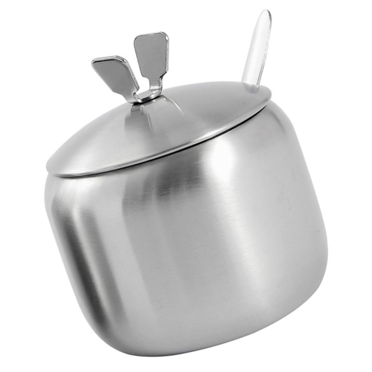 Unomor Airtight Spice Jars Rack Salt Bowl Lid Sugar and Salt Container Set Condiment Jars