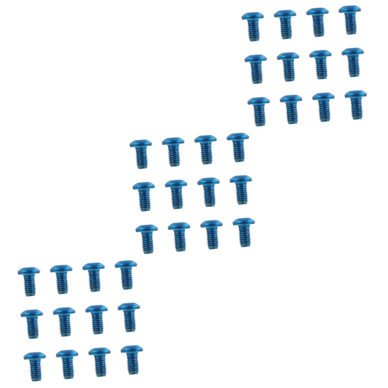 Happyyami 12pcs Colorful Bike Disc Rotor Bolts Brake Disc Screws Design Stylish for Mountain Easy to Install for Your Cycling Needs