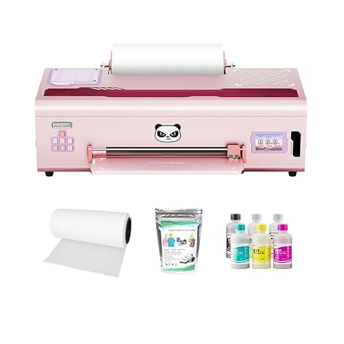 Procolored K13 Lite A3 DTF Drucker 13 Zoll für T-Shirts, Weißtinten Zirkulation, Infrarot Druckkopfschutz, 1440 DPI, Transferdrucker für DIY Textildruck, Pink