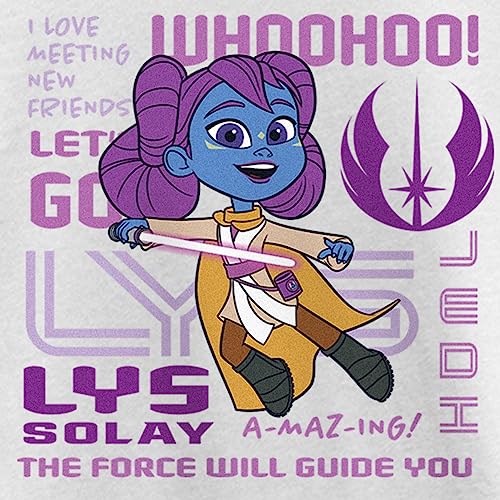 STAR WARS Girl's Young Jedi Adventures LYS Solay Phrases T-Shirt2