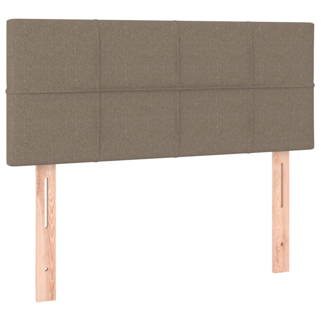 vidaXL Cabecero de Tela Gris Taupe 90x5x78/88 cm