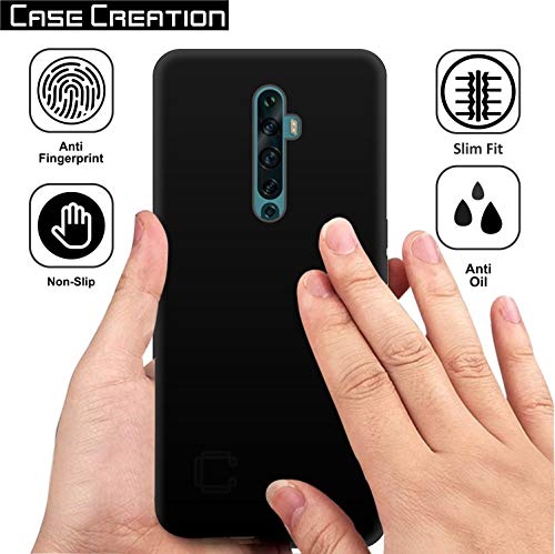 Image of Case Creation Back Cover for oppo reno 2 (TPU|Black )