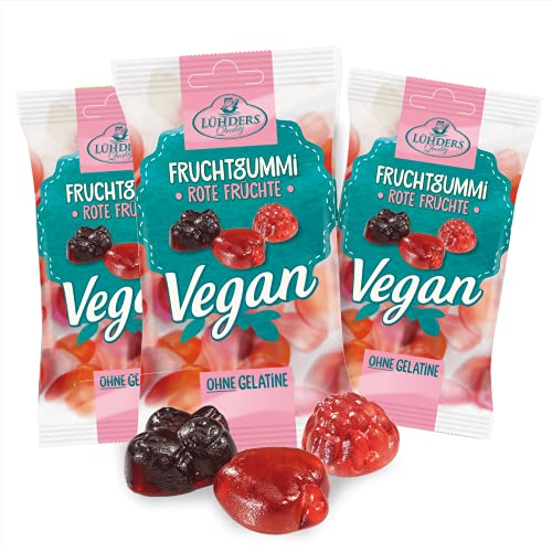 LÜHDERS - Rote Früchte , vegan (3er Set) je 80g Cover