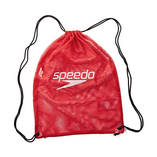 Speedo Tasche Rucksack Equip Mesh Bag, rot, 35 liters, 8074076446 – Ansicht 4