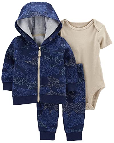 Ensemble 3 pièces de qualité supérieure avec gilet camouflage pour bébé 9m