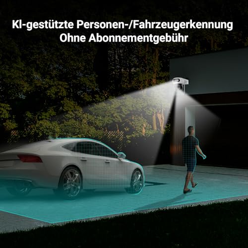 EZVIZ 4MP+4MP WLAN Überwachungskamera Aussen mit Dual-Objektive, 360°-Überwachung, 40m Farbnachtsicht, Dual-Ansicht… – Ansicht 5