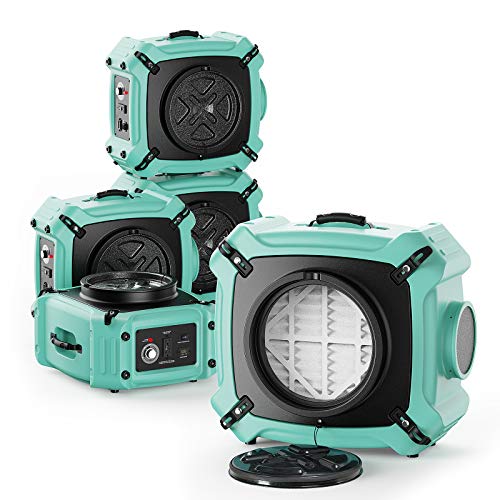 ALORAIR PureAiro HEPA Max 770 Air Scrubber, 3-Stage Filtration System, 10-Year Warranty, GFCI Outlet, Negative Air Machine, Air Cleaner for Water Damage Restoration, 550 CFM (Pack of 5)