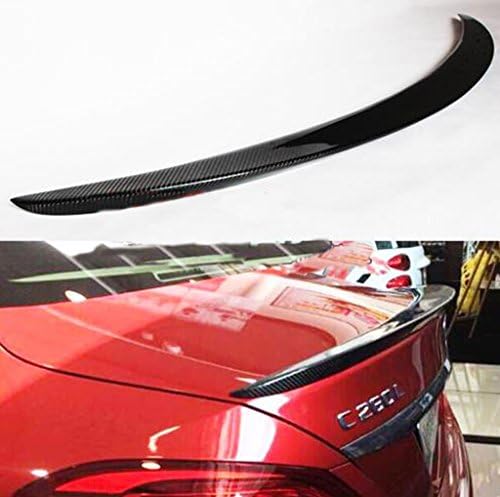 Eppar Carbon Fiber Rear Trunk Spoiler Compatible with Mercedes Benz C-Class W205 Sedan C200 C250 C300 2015-2020