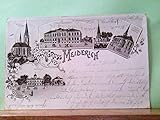  AK Duisburg / Meiderich, Gruss aus Meiderich, Karte mit 5 Abb, von 1899.