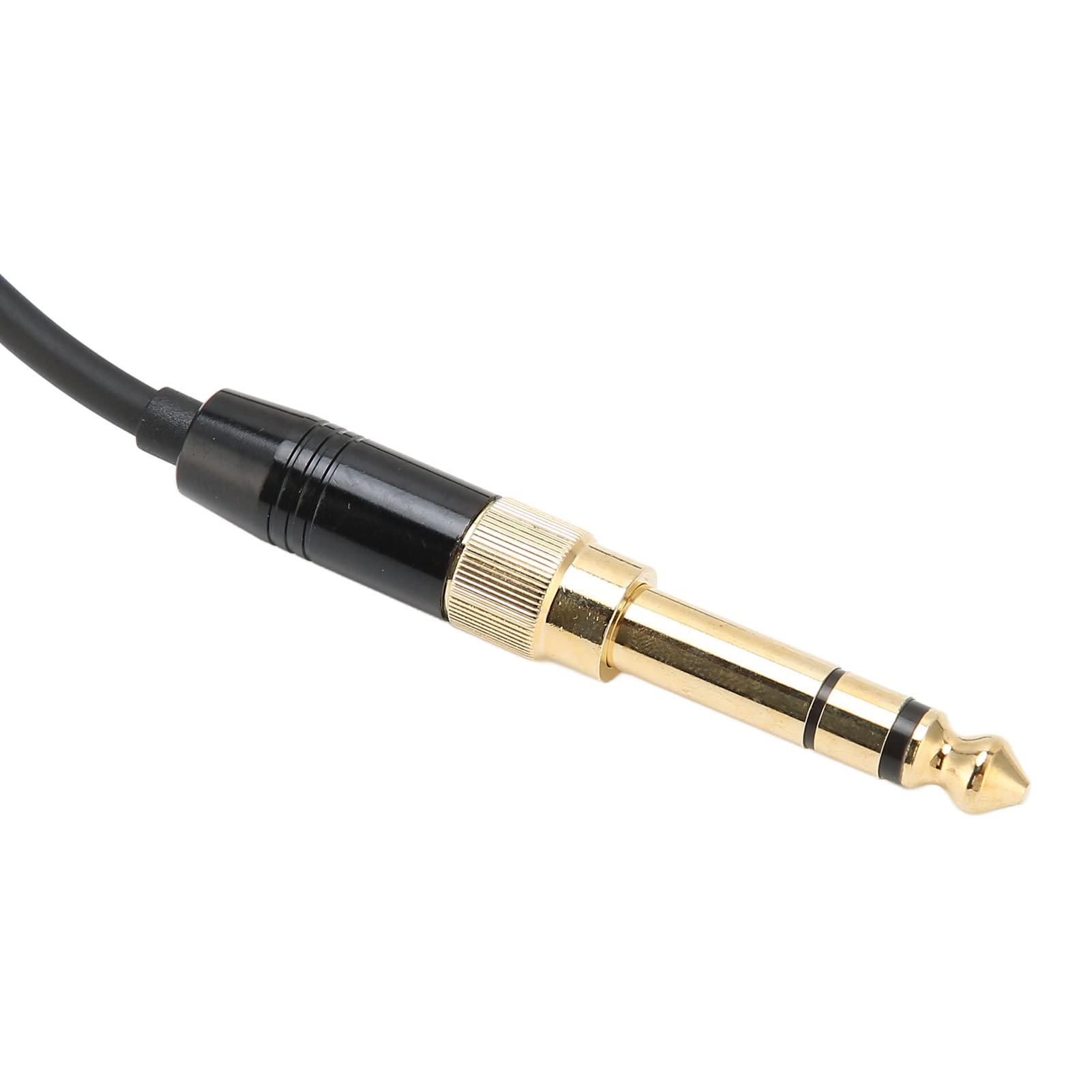 VBESTLIFE 2 Uds., Cable de Audio de Resorte Negro para Auriculares, Línea Auxiliar de Bobinado de Repuesto para AKG Q701 K712 K702 K271S K240S K240MK K181 K141, para Pioneer HDJ 2000