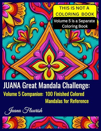 Finished Colored Mandalas JUANA Volume 5 guide reference inspiration