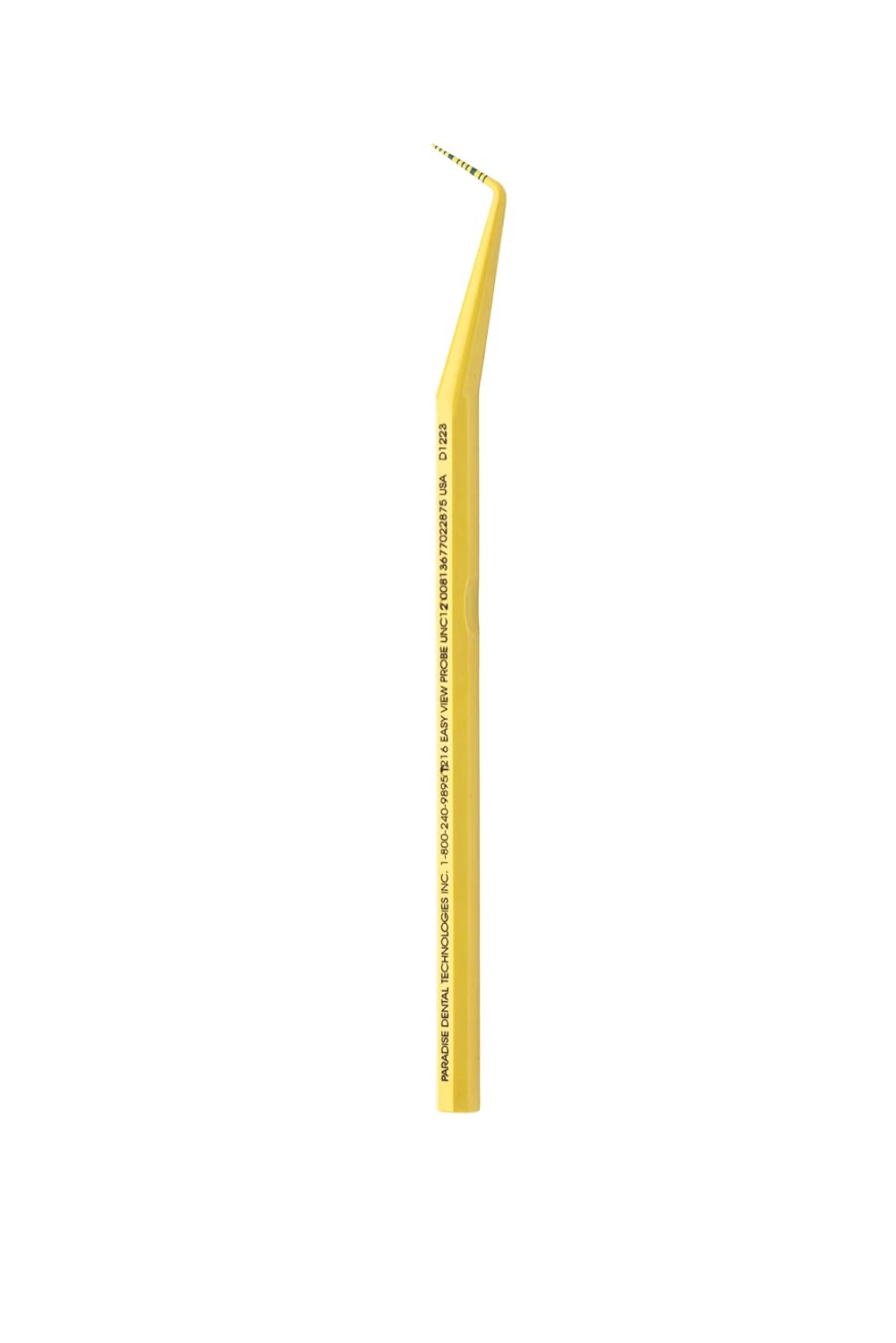 PDT T216 EasyView Dental Probe #T214 3-5-7-10 Color Coded Plastic Yellow