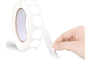White Round Writable Stickers for Various Uses 500 Pack
