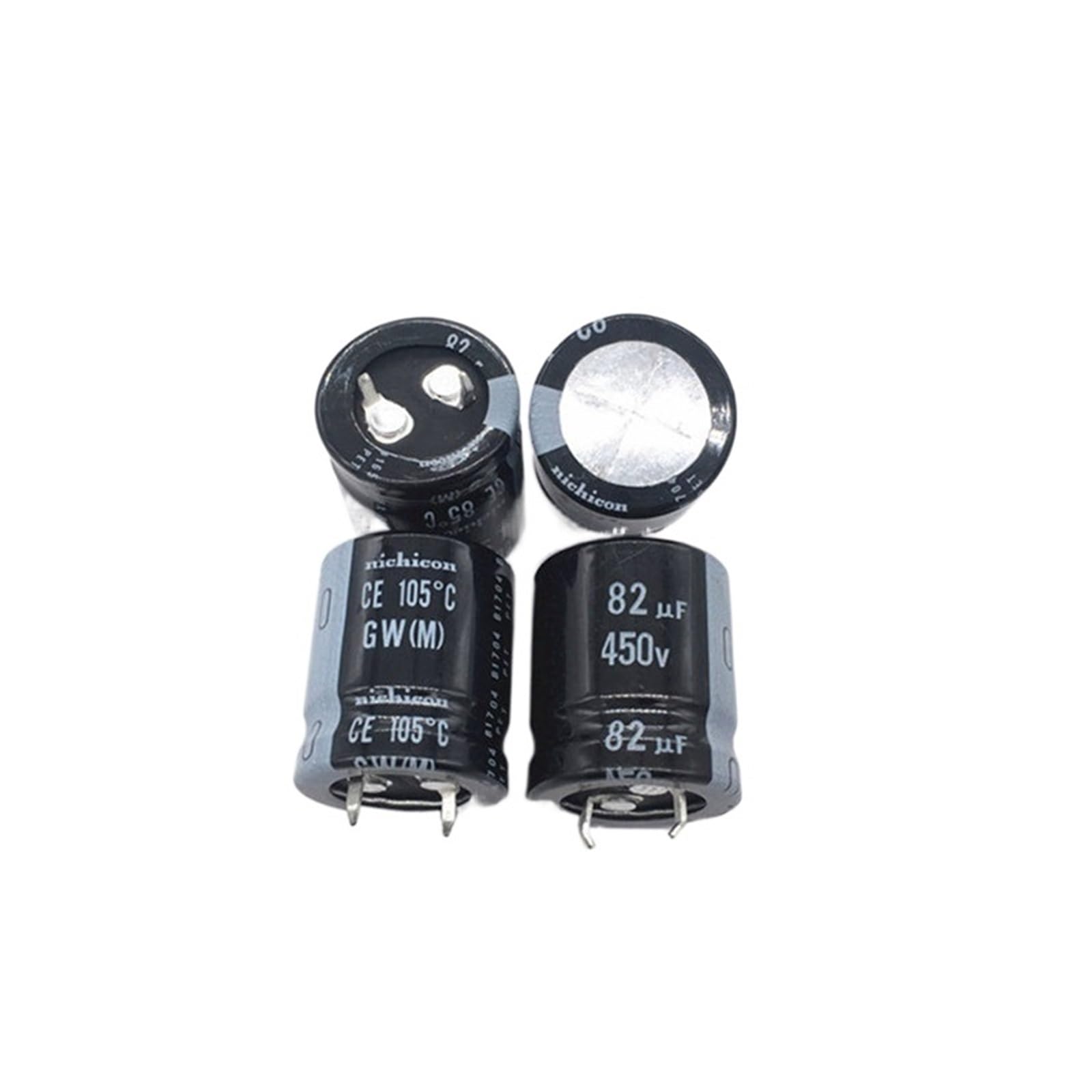 Condensateur 450V 82uF de rechange pour réparation d'alimentation PC et moniteur 2pcs