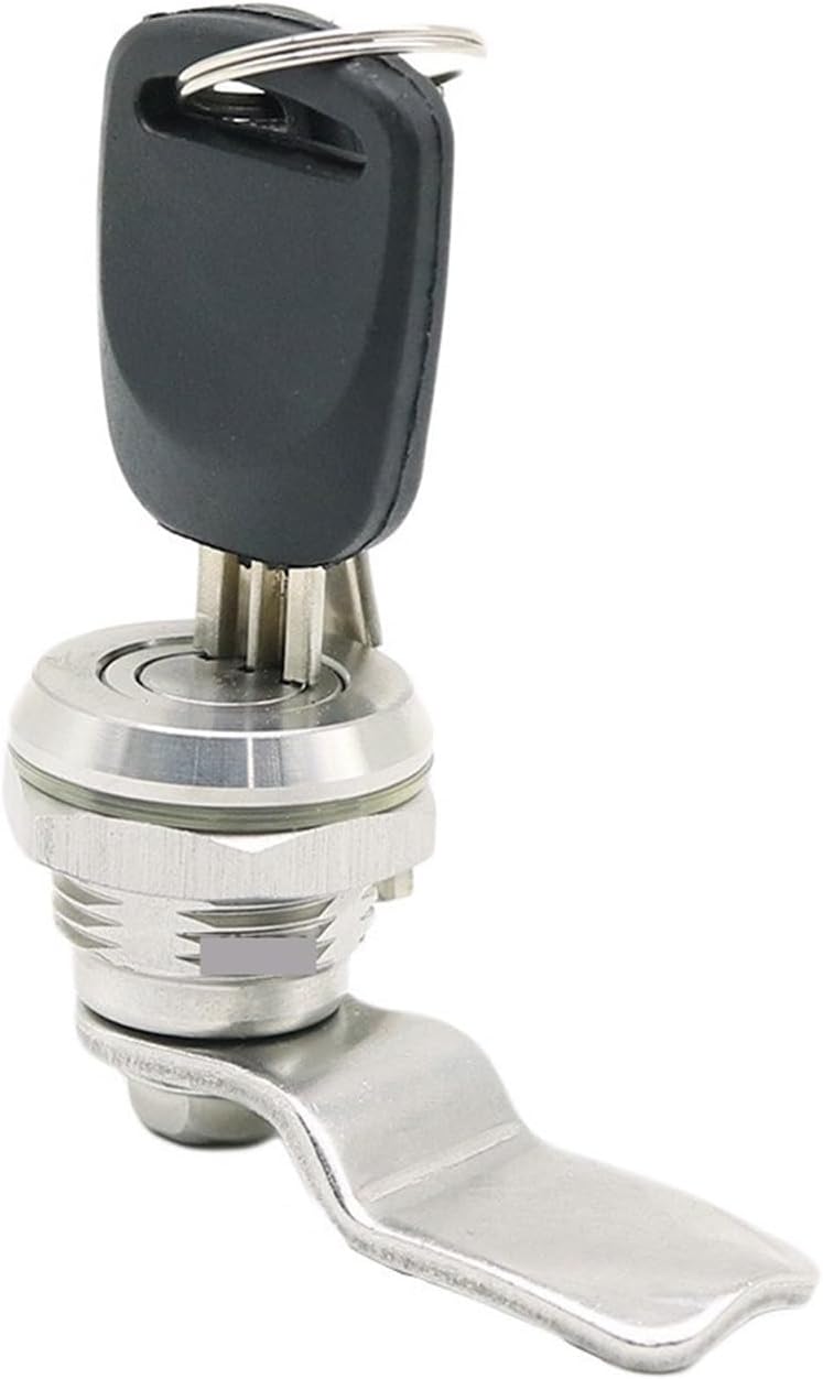 22mm Distribution Cabinet Door Locks 304 Stainless Steel Crescent Lock Cylinder MS705 1Pcs