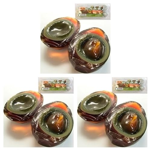 丸京 松花ピータン(中国産) 6個入り 6食入×3パック (まとめ買い) (Vandroロゴ付包装)