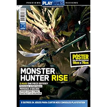 Capa do livro Superpôster PlayGames - Monster Hunter Rise
