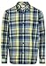Produktbild camel active Herren Kariertes Hemd aus Reiner Baumwolle Blau-Gelb Menswear-L