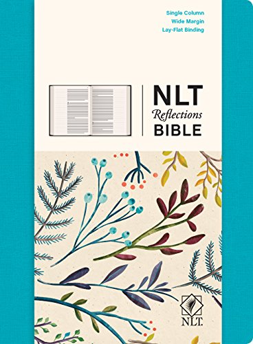 NLT Reflections Bible (Hardcover Cloth, Ocean Blue): The Bible for Journaling