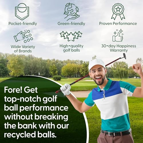 Golf Ball Monkey Bolas de golfe baratas – Série Value Line bolas de golfe usadas a granel pacote com