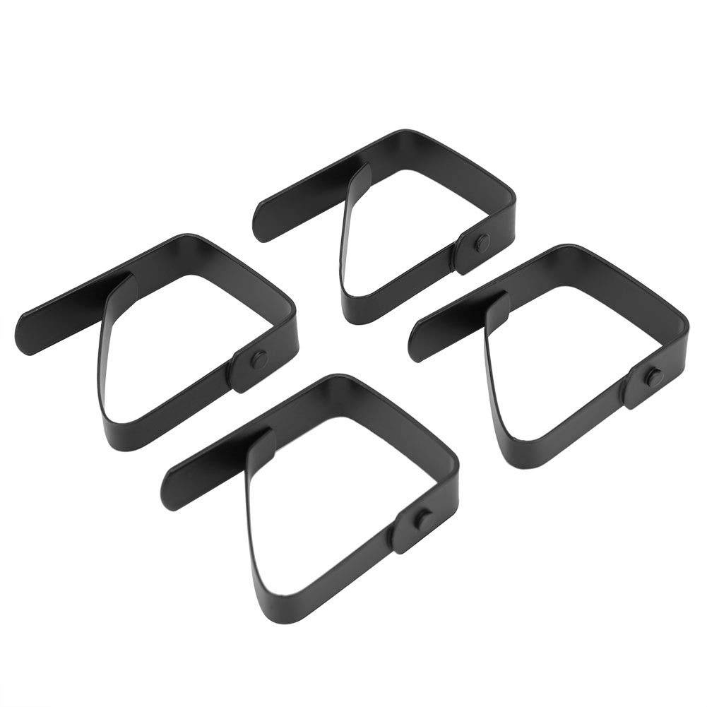 Table Cloth Clip Black ,Stainless Steel Made Wide Triangular Non slip Table Cloth Clamps ,Tablecloth Cover Clips