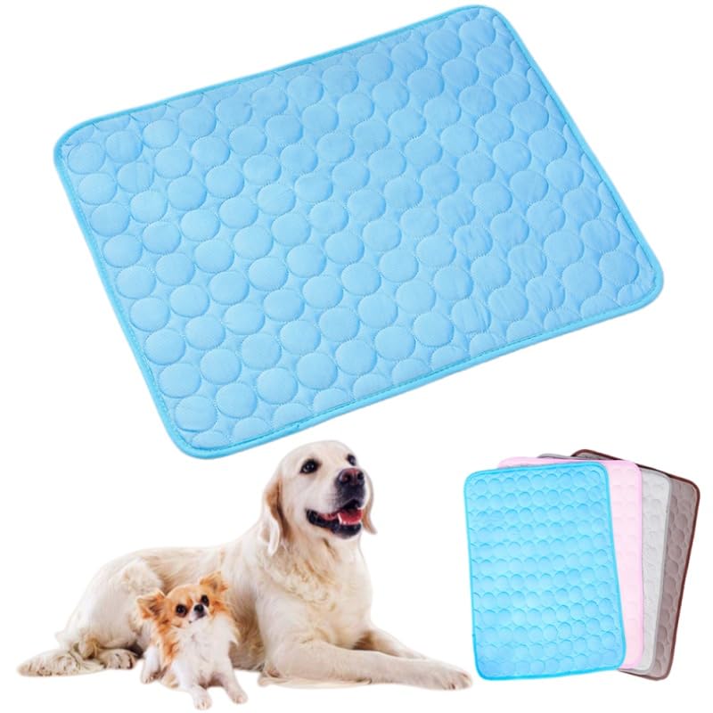 The Dog Hub Arctic Cooling Dog Mat Foldable Self for Dogs & Cats, for Indoor/Outdoor Use
