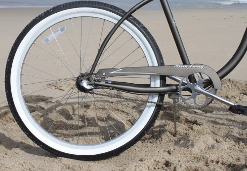 Firmstrong Urban Men's Beach Cruiser Bike, Single Speed Bicycle, 26 Inch Wheels, Matte Grey - Thumbnail 7