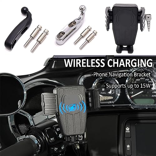 Support navigation moto charge sans fil pour les road trips en Electra Glide - 5