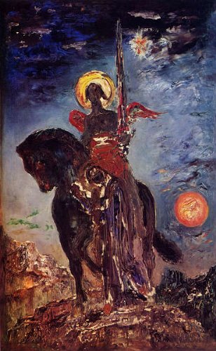 Amazon.co.jp: モロー・「パルクと死の天使」 プリキャンバス複製画