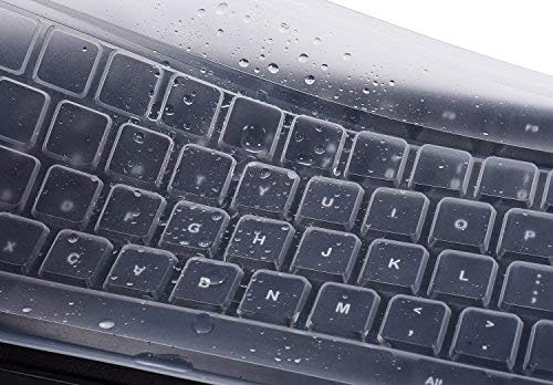 Clear Desktop Computer Keyboard Cover Skin for PC 104/107 Keys Standard Keyboard, Anti Dust Waterproof Keyboard Protector Skin