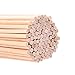 eBoot 100 Pack 1/8 x 12 Inch Unfinished Natural Wooden Craft Dowel Rods Sticks for Crafting and DIY