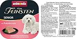 animonda Vom Feinsten Junior Hundefutter, Nassfutter für Hunde im Wachstum & Senior Hundefutter, Nassfutter für ältere Hunde ab 7 Jahren, mit Putenherzen, 22 x 150 g