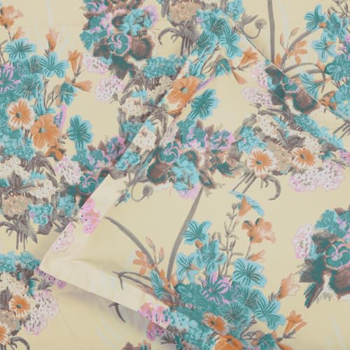 Image of Cloth Fusion Cotton Feel Pillow Covers Set of 2 with Envelope Closure (17X27 Inches, Spring Bloom)