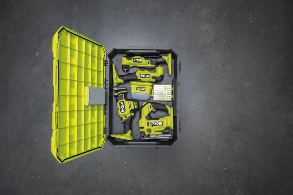 RYOBI – Caja de herramientas compacta tamaño S (18,8L) – Syteme LINK – RSL101