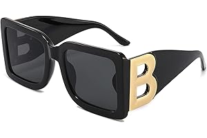 Fashionable XL Square Sunglasses for Men and Women: Elevate Your Style