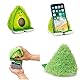 Plusheez Handyhalter 2-in-1-Telefonständer mit Mikrofasertuch Bildschirmreiniger Universeller Telefonständer für Kinder, Kinder und Erwachsene Kompatibel mit eReader/Kindle/Smartphone/kleinem Tablet