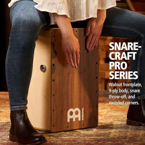 Meinl Percussion Snarecraft Professional Walnut Snare Cajon (SCP100WN)